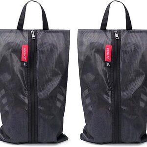 NEW 2 pack all Water Resistant Travel Shoe Bags